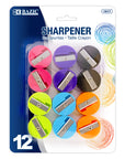 Luna Round Pencil Sharpener (12/Pack)