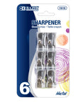 Single Hole Metal Pencil Sharpener (6/Pack)