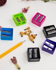 Cora Dual Hole Square Sharpener (6/Pack)