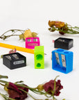 Cora Dual Hole Square Sharpener (6/Pack)