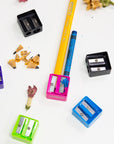 Cora Dual Hole Square Sharpener (6/Pack)