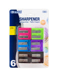 Cora Dual Hole Square Sharpener (6/Pack)