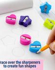 Fun Shaped Pencil Sharpener (12/Pack)