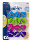 Fun Shaped Pencil Sharpener (12/Pack)