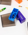 Harper Dual Hole Square Sharpener w/ Receptacle