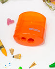 Sophie Dual Hole Sharpener w/ Square Resceptable (2/Pack)