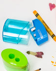 Sophie Dual Hole Sharpener w/ Square Resceptable (2/Pack)