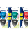 Kara Dual Hole Sharpener w/ Triangle Receptacle (2/Pack)
