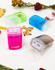 Victor Dual Hole Sharpener w/ Lid & Receptacle (BULK)