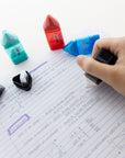 Rex Sharpener w/ Receptacle + Eraser (2/Pack)