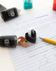 Rex Sharpener w/ Receptacle + Eraser (2/Pack)