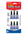 Super Glue 0.036 oz Single Use (1g)(6/Pack)