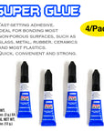 Super Glue 0.10 oz (3g)(4/Pack)