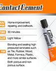 Contact Cement Adhesive 1 FL OZ (30 mL)
