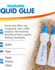 Clear Glue 2.7 FL OZ (80 mL)(2/Pack)
