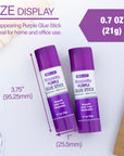 Glue Stick Washable Disappearing Purple 0.7 oz (21g)(2/Pack)