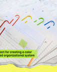 Paper Clips (100mm) Mega Color (10/Pack)