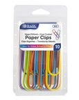 Paper Clips (100mm) Mega Color (10/Pack)