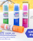 Glue Stick Washable 4 Colored 0.28 oz (8g)