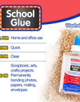 Clear Washable School Glue 5 FL OZ (147 mL)
