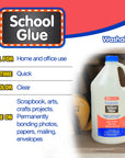 Clear Washable School Glue 1 Gallon