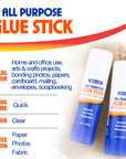 Glue Stick Premium Pack 0.7 oz (21g) (12 Sticks)