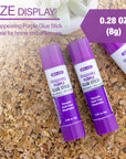 Glue Stick Washable Disappearing Purple 0.28 oz (12 Sticks)