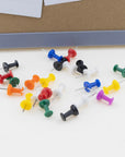 Push Pins Assorted Color (100/Pack)