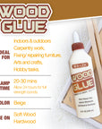 Wood Glue Jumbo 7 5/8 FL OZ (236 mL) w/ PDQ Display