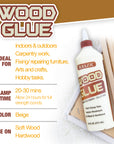 Wood Glue Jumbo Strong Bond 16 FL OZ (473 mL)