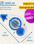 Permanent Glue Tape 8 mm x 8 m