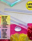Hot Melt Glue Sticks Dual Temp. Full Size 3.9" x 0.43" (10/Pack)