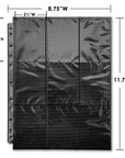 Trading Card Holders Double Sided Side Loading 9-Pockets (100/Pack)