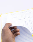 Poly 2-Pockets Portfolio - Yellow Color w/ 3-Prong Fastener