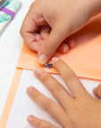 Poly 2-Pockets Portfolio - Pastel Color w/ 3-Prong Fastener