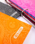 2 Pockets Fashion Portfolios - Paisley