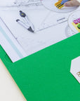 2-Pockets Portfolios Premium Green Color (25/Box)