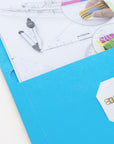 2-Pockets Portfolios Premium Light Blue Color (25/Box)