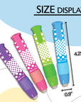 Retractable Dot.ted Stick Erasers (2/Pack)