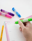 Retractable Dot.ted Stick Erasers (2/Pack)
