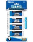 Block Two-Tone Eraser (4/Pack)
