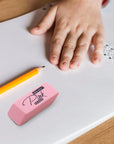 Pink Bevel Eraser (4/Pack)