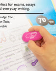 Oval Eraser Bright Color (4/Pack)