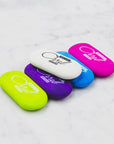 Oval Eraser Bright Color (4/Pack)