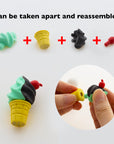 Snack Shop 3D Eraser Sets