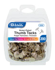 Thumb Tack Nickel (Silver) (200/Pack)