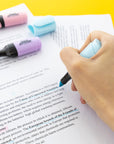 Desk Style Pastel Mini Highlighters (4/Pack)
