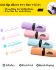 Desk Style Pastel Mini Highlighters (4/Pack)