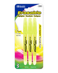 Erasable Highlighter Yellow (3/Pack)