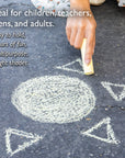 Jumbo Washable Sidewalk Chalks (6/Pack)